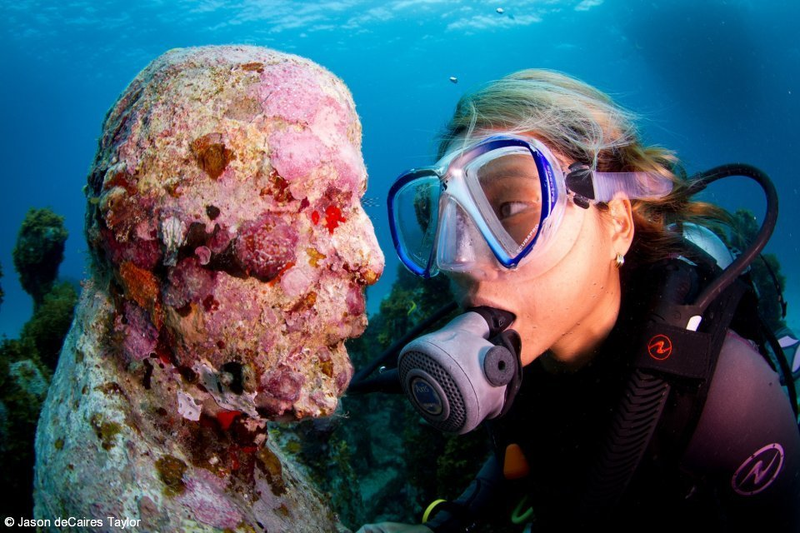 Illustration for article titled Anthropocene Art, the Underwater Show